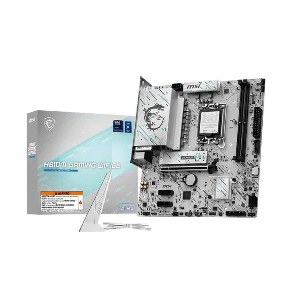 MSI Motherboard H810M GAMING WIFI6E DDR5 For Intel Ultra Processors